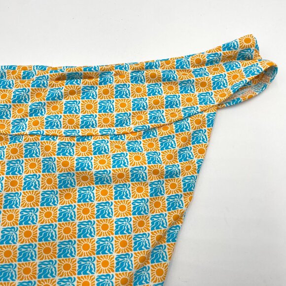 NWT Dippin Daisys Sydney Cheeky Bikini Bottom Sz Large Geometric Suns and Waves - Picture 13 of 16